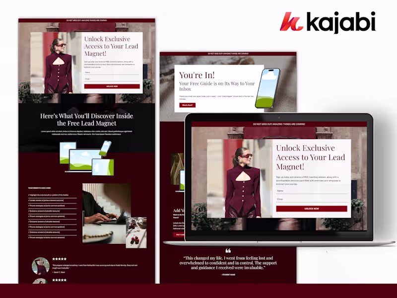 Cover image for Opt-in Page Design