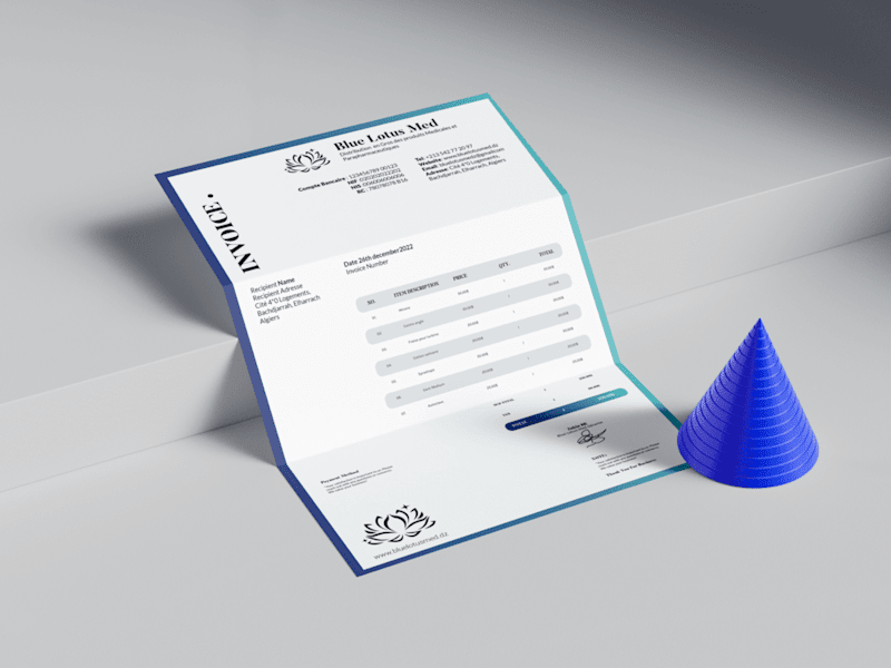 Cover image for Blue Lotus Med - Parapharmacy Wholesaler Logo & Brand Identity