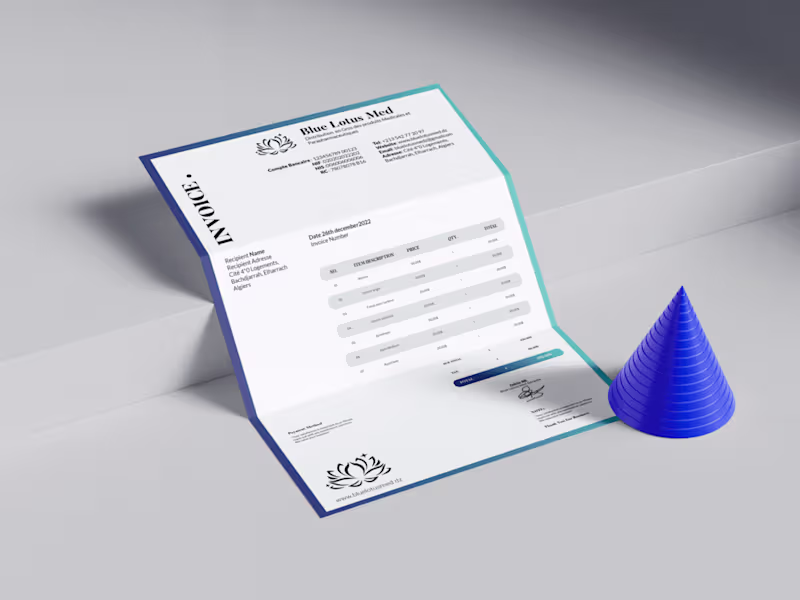 Cover image for Blue Lotus Med - Parapharmacy Wholesaler Logo & Brand Identity