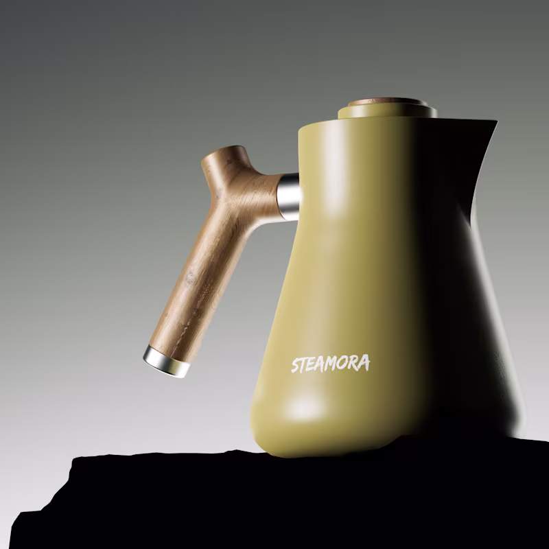 Cover image for Steamora is a modern kettle concept