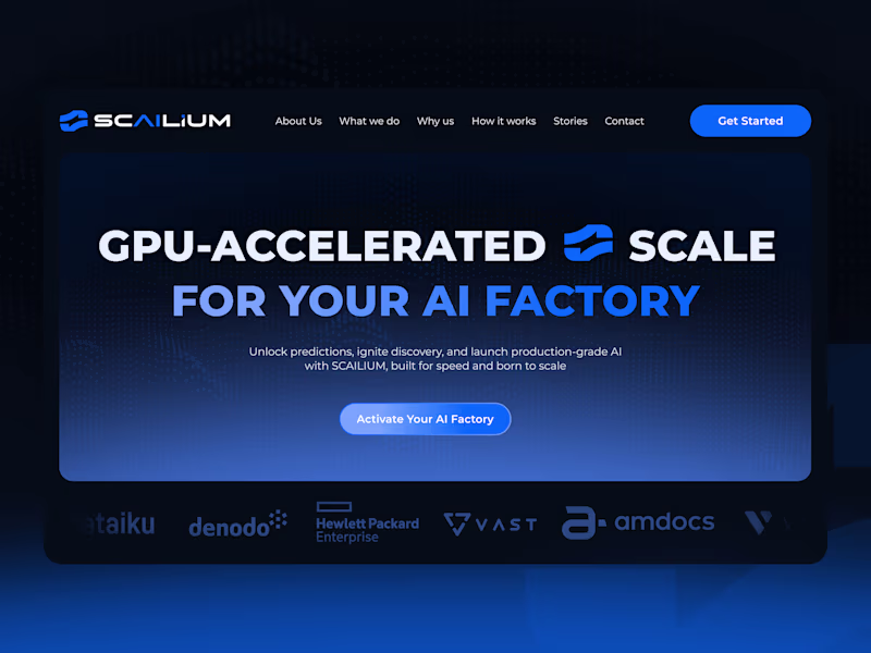 Cover image for SCAILIUM Website Rebranding and Redesign