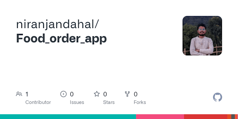 Cover image for niranjandahal/Food_order_app