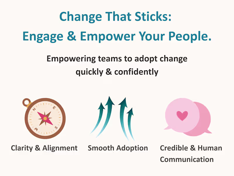 Cover image for Change Management & Employee Adoption Support