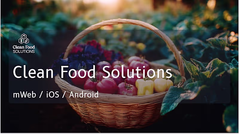 Cover image for Clean Food Solutions