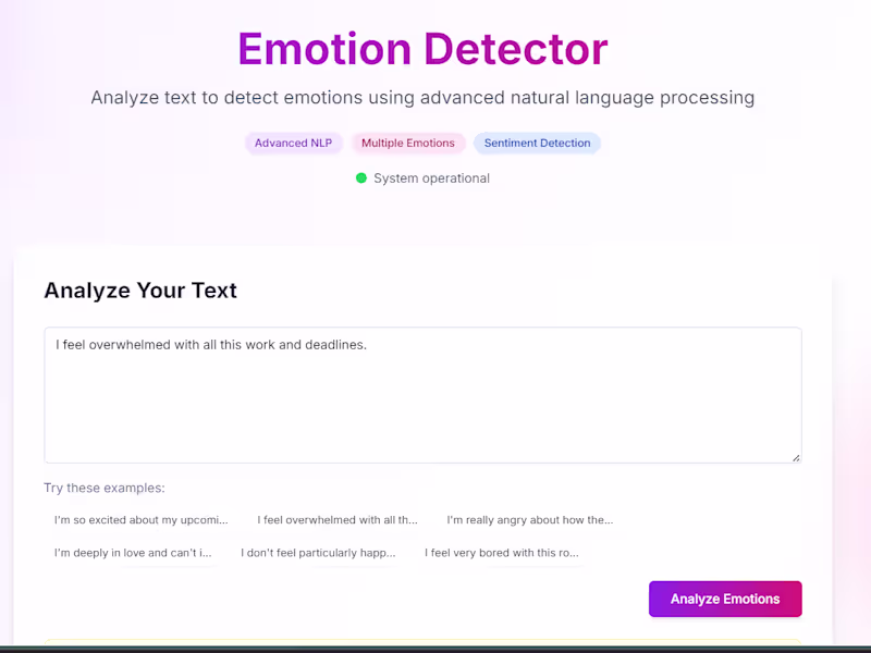 Cover image for Text Emotion Detector
