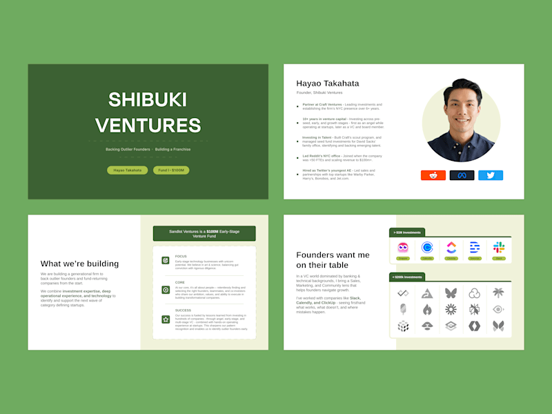 Cover image for Pitch Deck Design - Venture Capital Firm
