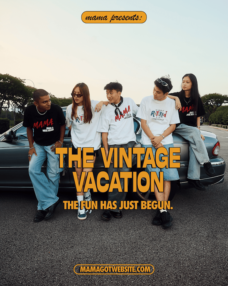 Cover image for MAMA: The Vintage Vacation- Art Direction & Graphic Design 2024