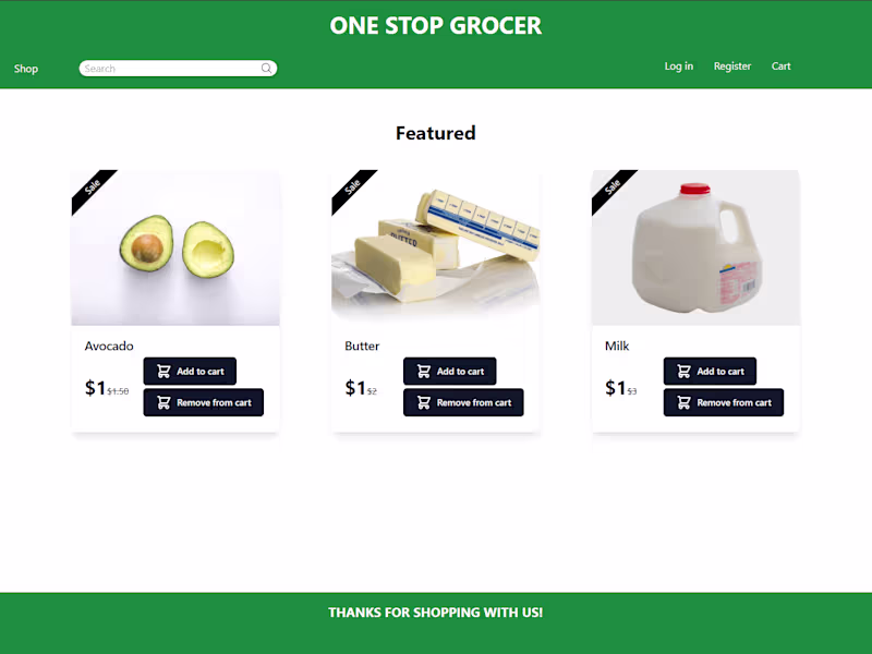 Cover image for One Stop Grocer