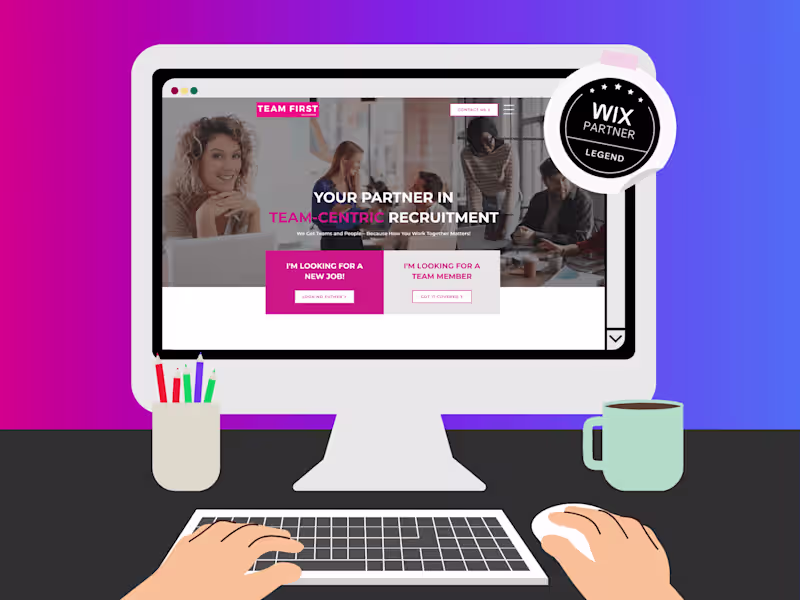Cover image for Wix Editor Landing/ One Page Website