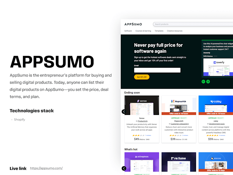 Cover image for App Sumo