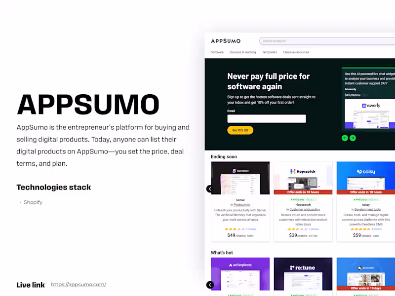 Cover image for App Sumo