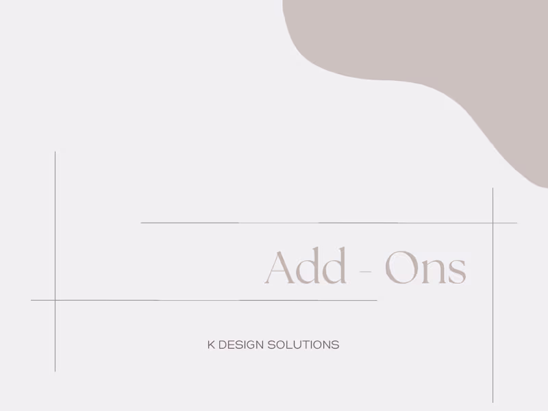 Cover image for  Interior Design Add-Ons for Personalized Projects