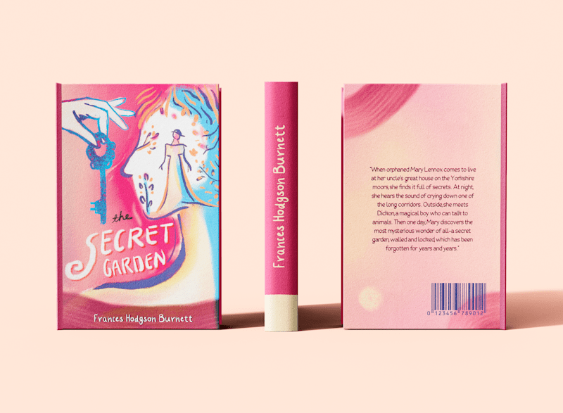 Cover image for The Secret Garden / Book Cover Illustration
