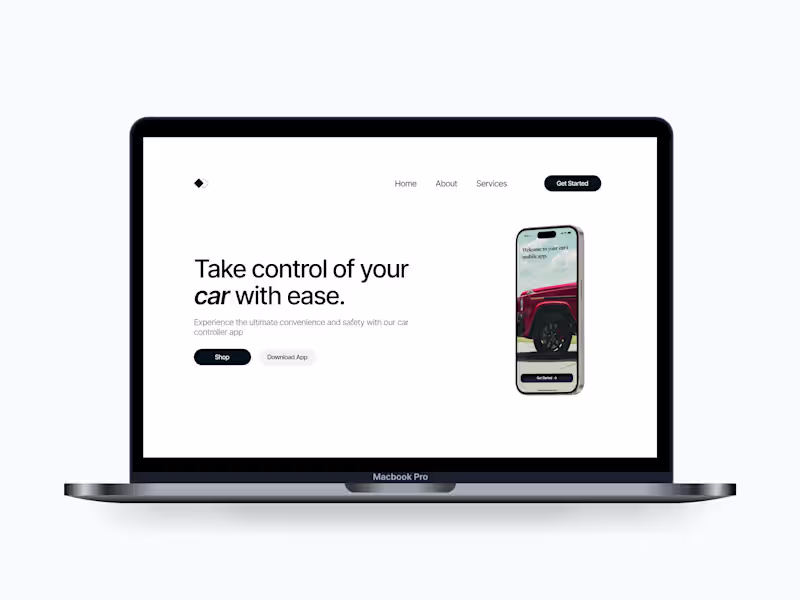 Cover image for A Modern Hero Section for a Car Company