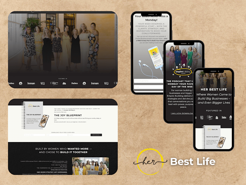 Cover image for Homepage Redesign for Her Best Life