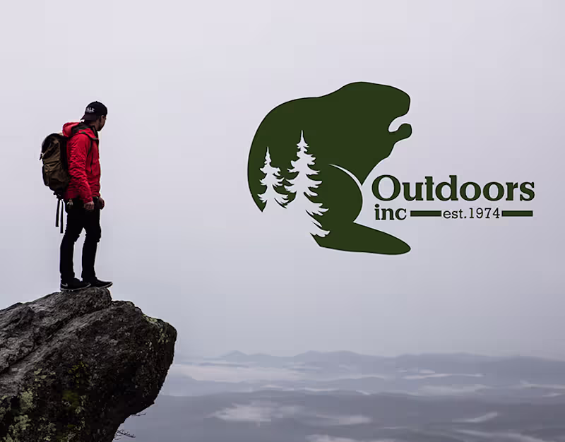 Cover image for Brand Identity: Outdoors Inc 