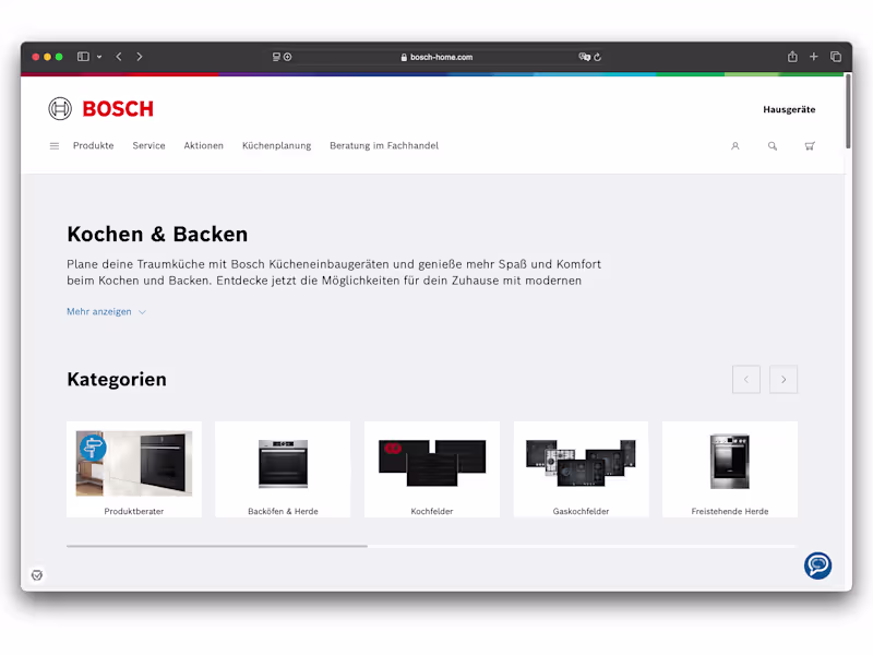 Cover image for Bosch Product List Page