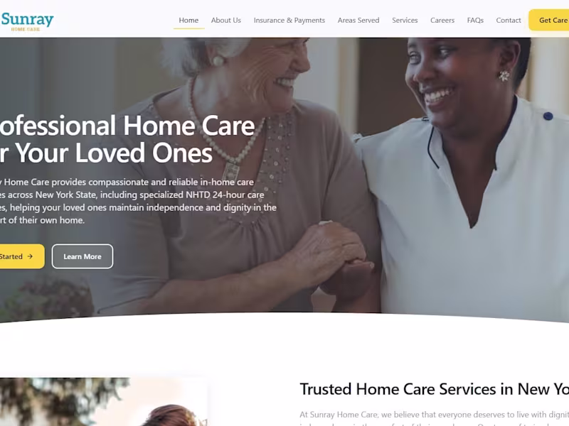 Cover image for Sunray Home Care