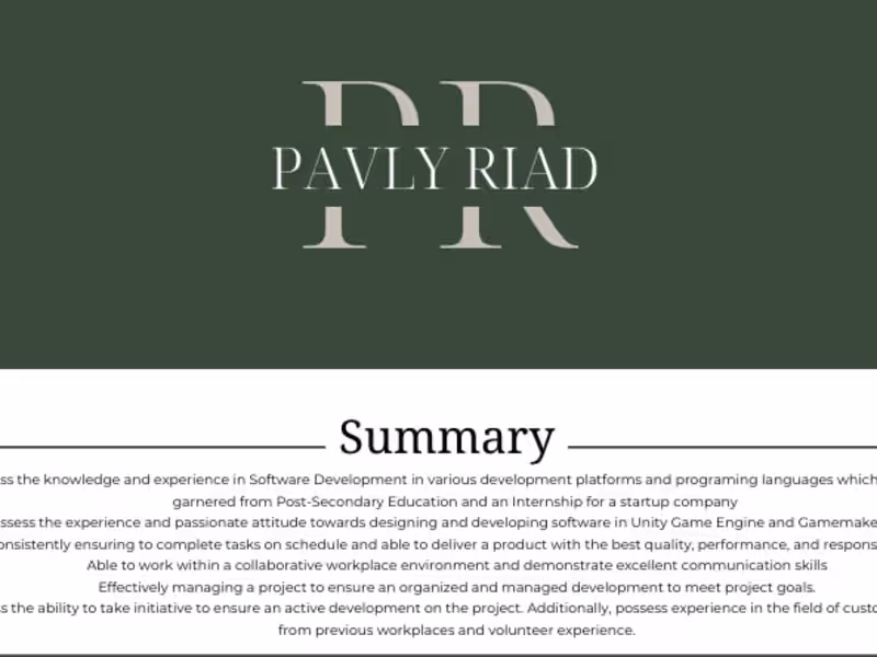 Cover image for Resume Editing