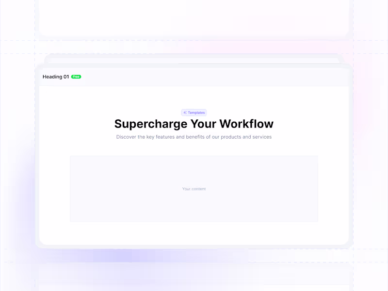 Cover image for Heading #01 | getbloqs.com