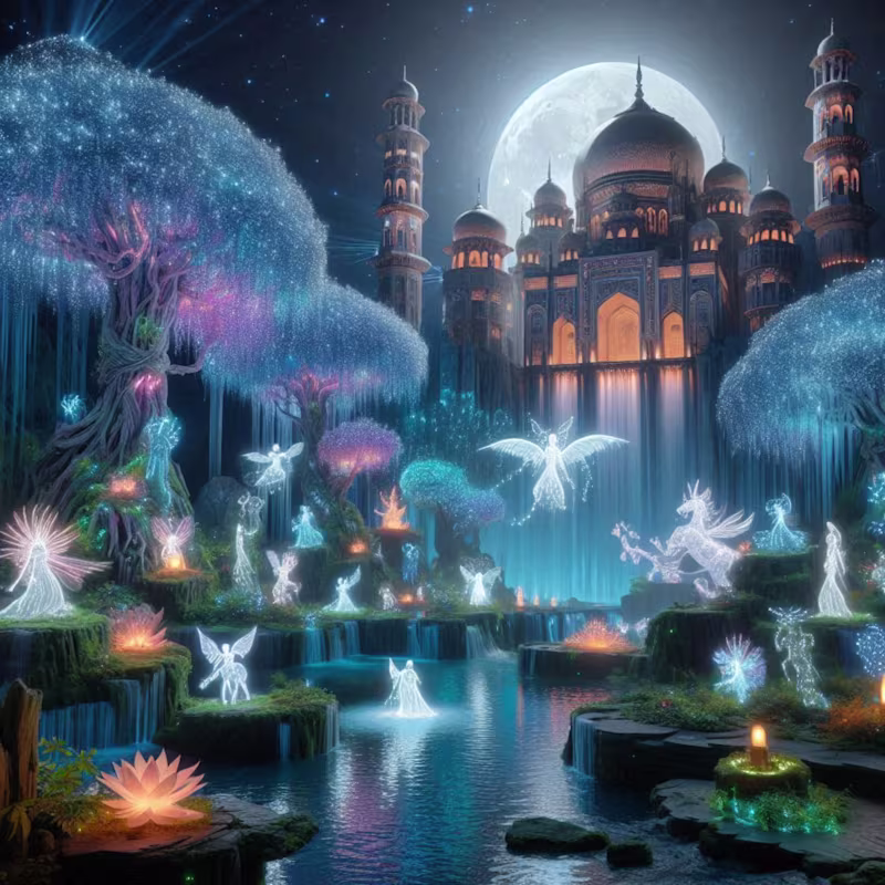 Cover image for Enchanted Forest & Palace Art