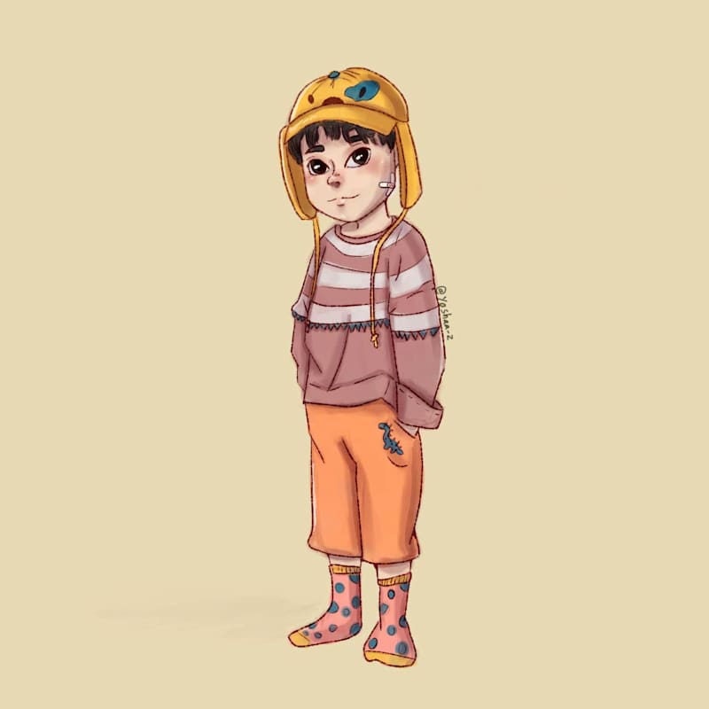 Cover image for cute little boy 