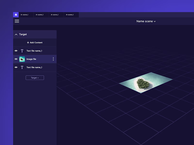 Cover image for AR creation web application