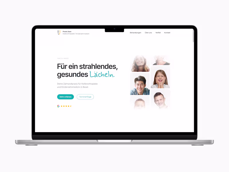Cover image for Jaun - Dentist website