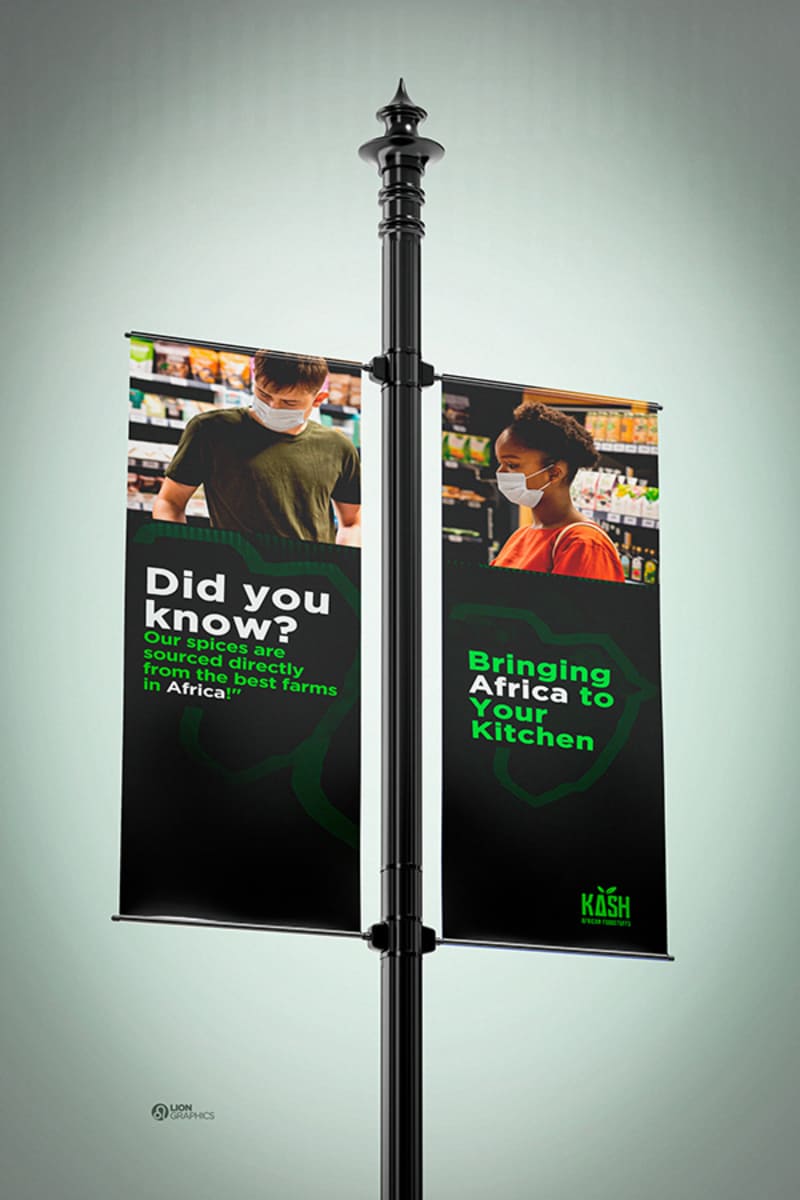 Cover image for Brand Identity Design for Kash African Foodstuffs