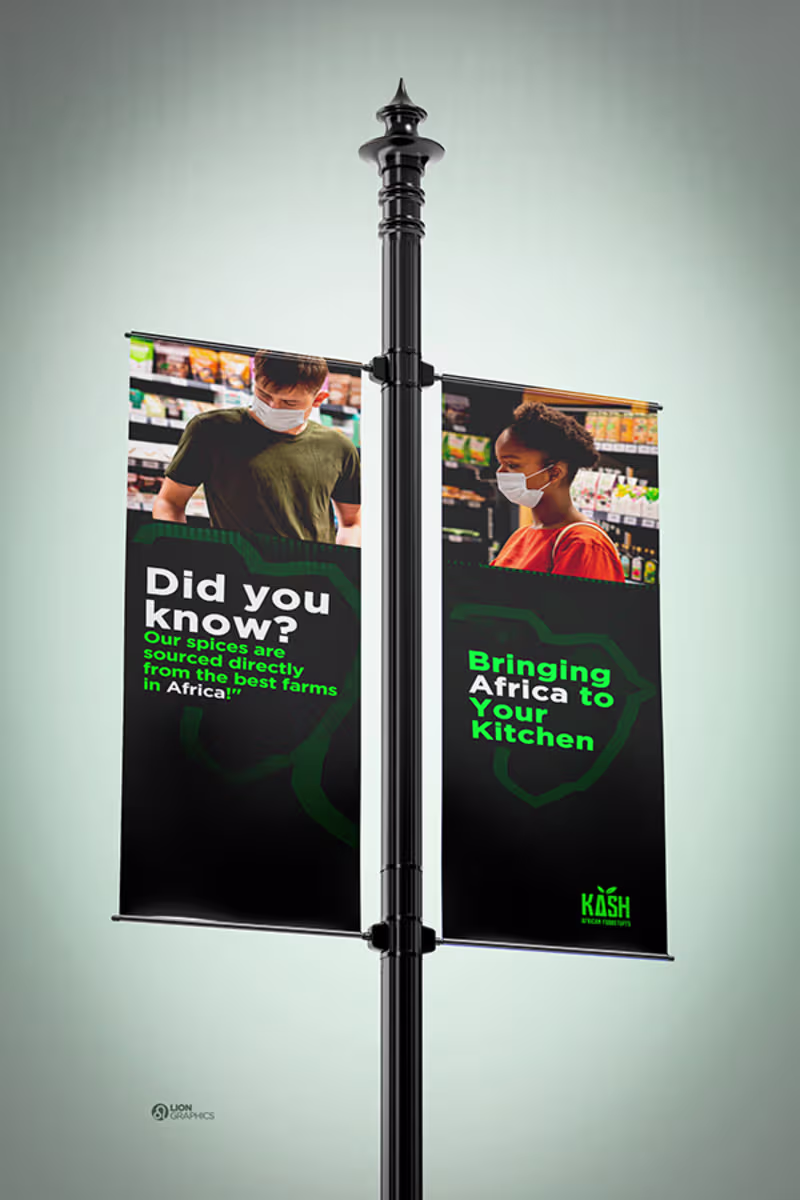 Cover image for Brand Identity Design for Kash African Foodstuffs