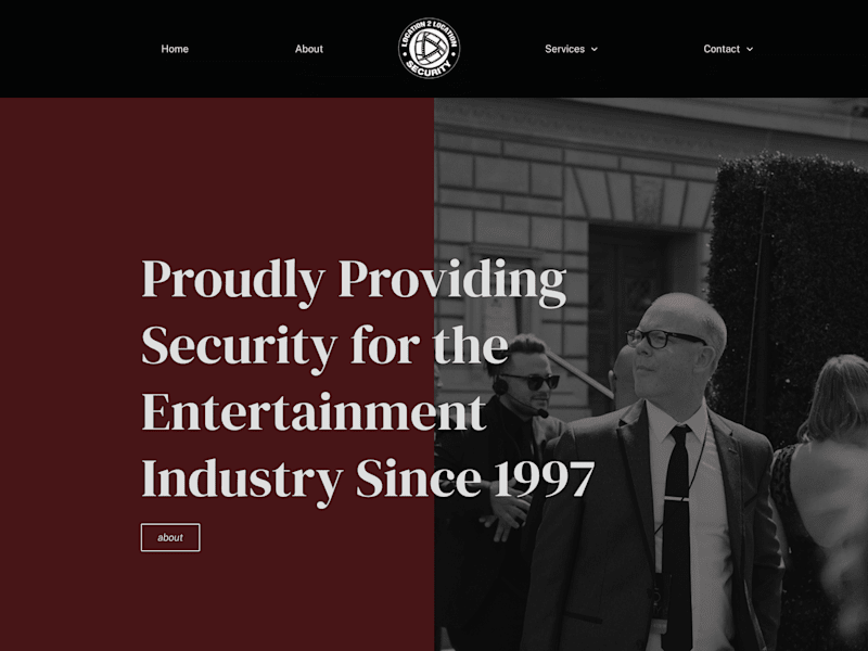 Cover image for Web Design for Security Agency