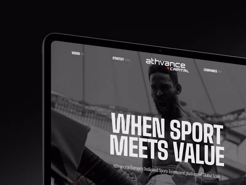 Cover image for Branding & Framer Website for Athvance Capital