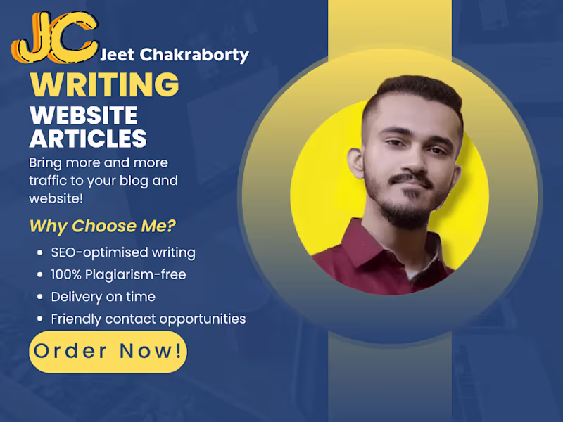 Cover image for I will write SEO-optimised articles for your website