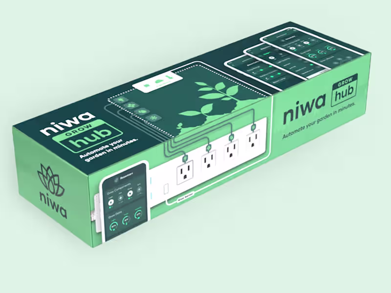 Cover image for Niwa Grow Hub Packaging Design