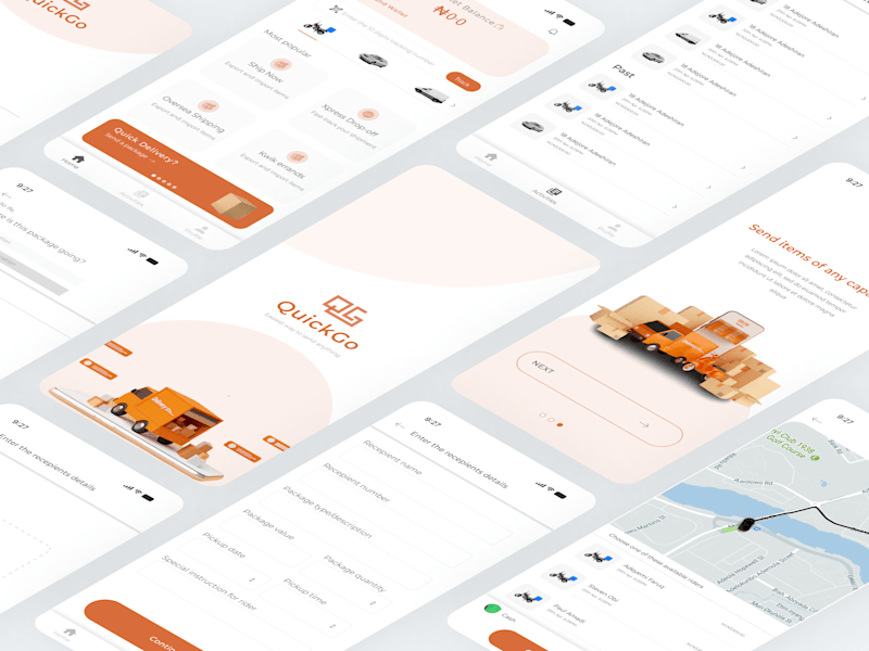 Cover image for QuickGo: A Case Study of a User-Friendly Courier Service App