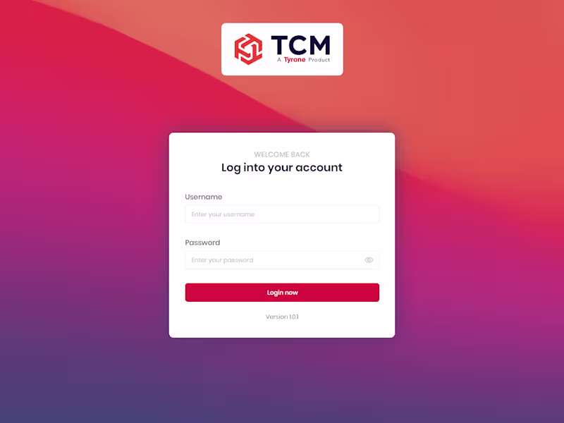 Cover image for TCM Dashboard UI | IT
