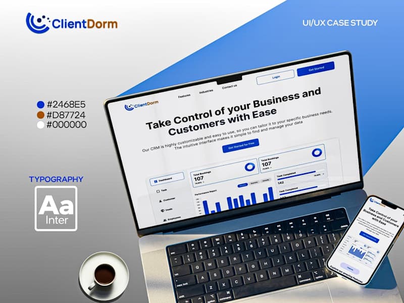 Cover image for Clientdorm CRM Web App