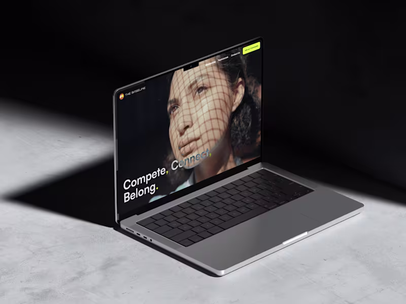 Cover image for Landing Page Design for Baseline Tennis Club