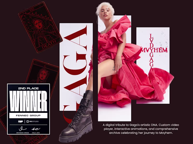 Cover image for Lady Gaga "Mayhem" - Interactive Documentary (2nd Place Winner)