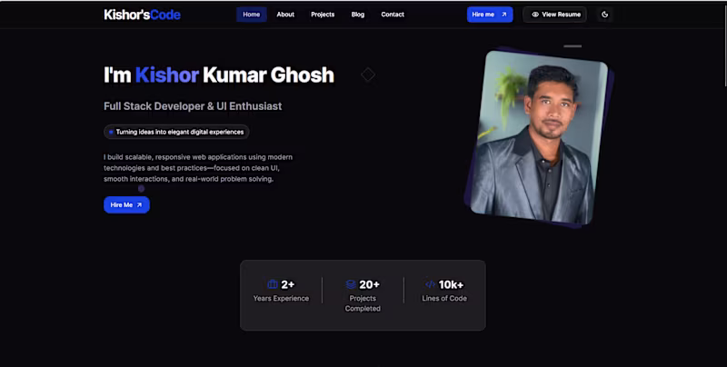 Cover image for Personal Portfolio with Full-Stack CMS