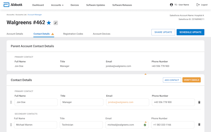 Cover image for Abbott Technologies: Healthcare application redesign
