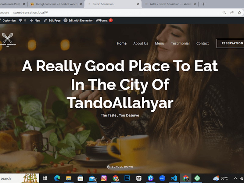 Cover image for Restaurant  Website
