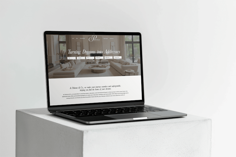 Cover image for Paloma & Co Real Estate | Brand & Web Design/Development