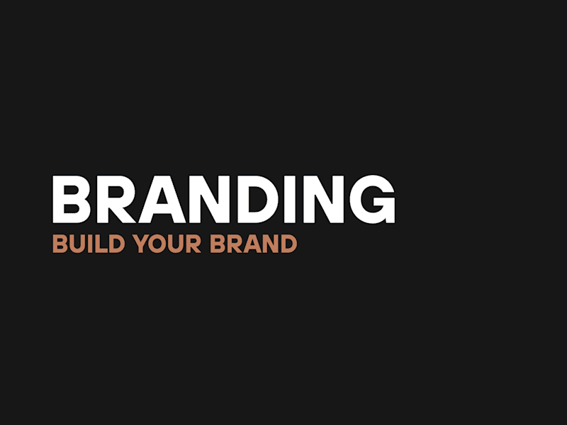 Cover image for Branding – Build Your Brand