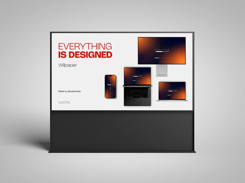 Cover image for Everything is Designed - Wallpaper