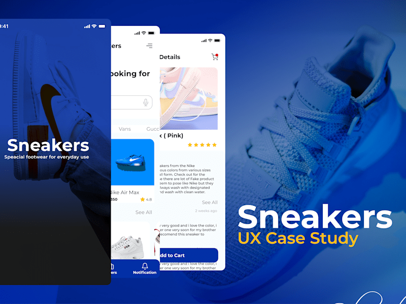 Cover image for Sneakers App Case Study 