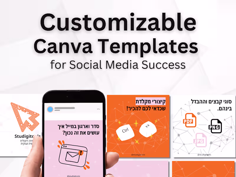 Cover image for Customizable Canva Templates for Social Media Success!