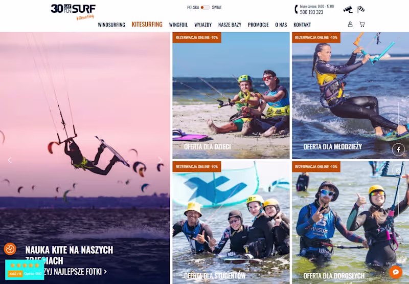 Cover image for FunSurf Website Suite Development