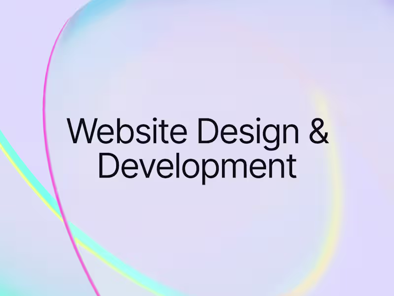 Cover image for Done for You Conversion Optimised Website (Design & Development)