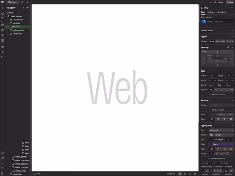 Cover image for Webflow Website (5 Pages)